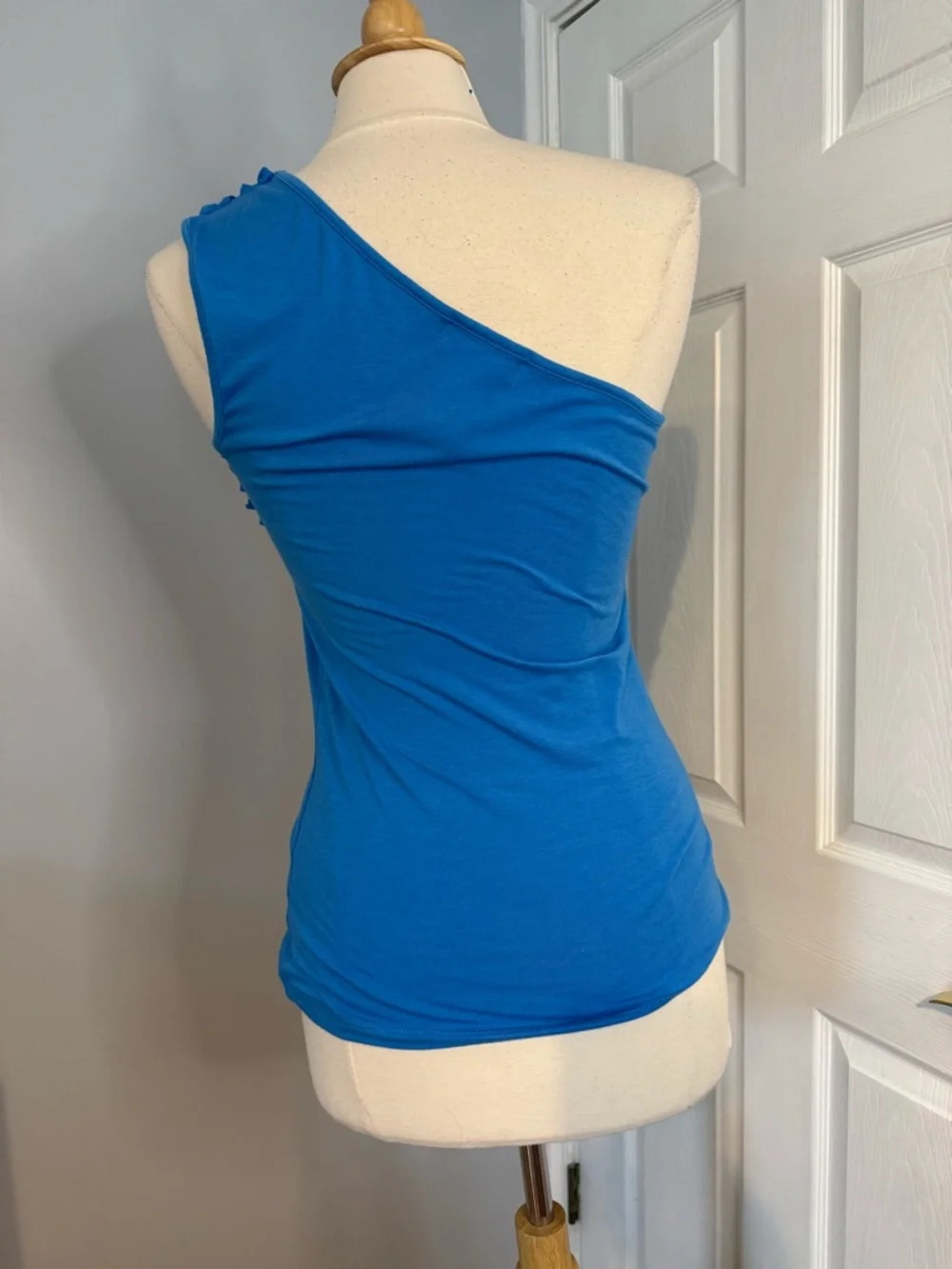 One Shoulder Ruffle Top - Picture 2 of 3